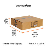 Disco sierra 12' para madera, 60 dientes centro 1', EXPERT