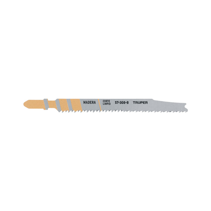 Blíster 5 seguetas T, 12 DPP HCS, corte recto limpio/madera