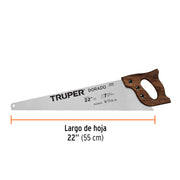 Serrucho 22' Dorado, 7 DPP, TRUPER