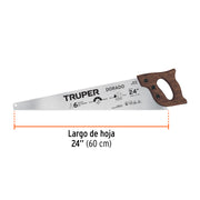 Serrucho 24' Dorado, 6 DPP, TRUPER