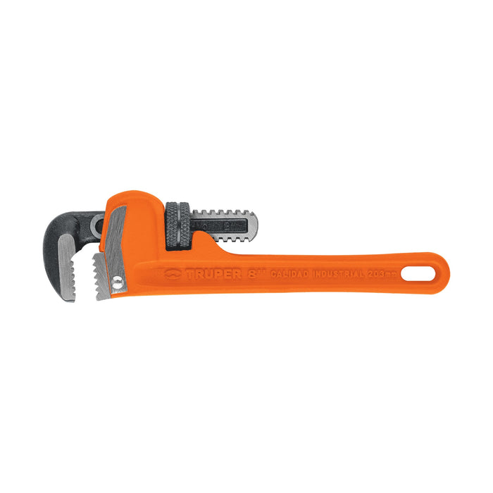 Llave stilson 8' cuerpo robusto de hierro dúctil, TRUPER