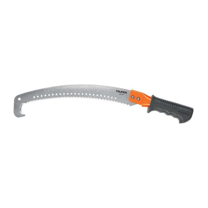 Serrucho de poda 14' c/gancho,curvo,5 DPP,mango Comfort Grip