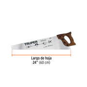 Serrucho 24' Selecto, 6 DPP, TRUPER
