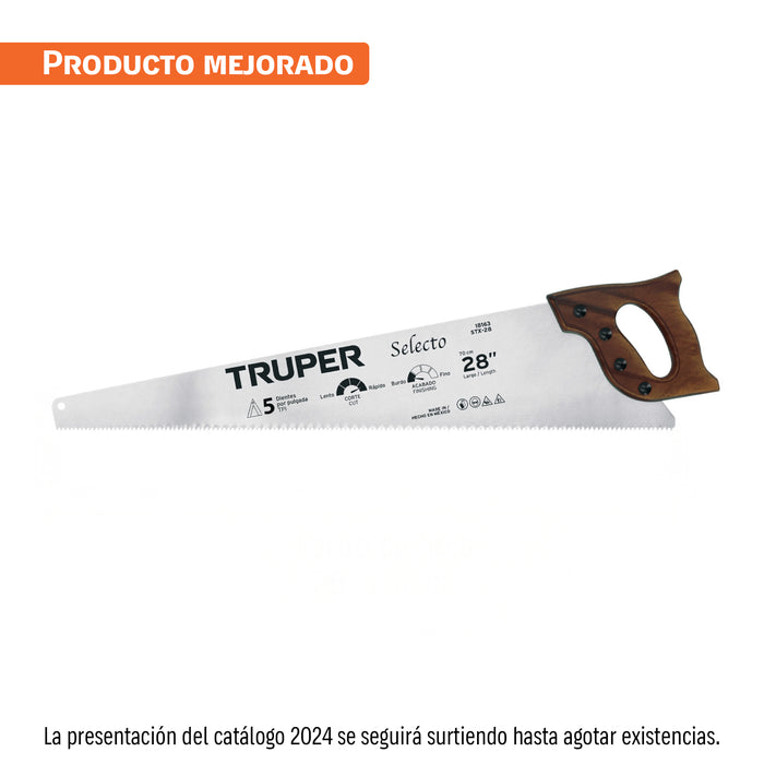 Serrucho 28', Selecto, 5 DPP, TRUPER