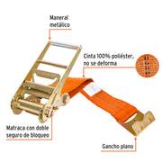 Sujetador con matraca carga máxima 6000 kg, TRUPER