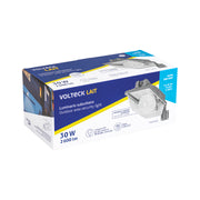 Luminario suburbano ABS con foco LED 30W 6500K sensor de luz