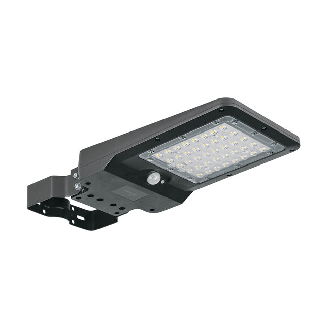 Luminario suburbano solar LED 8 W 6500 K con sensor de luz