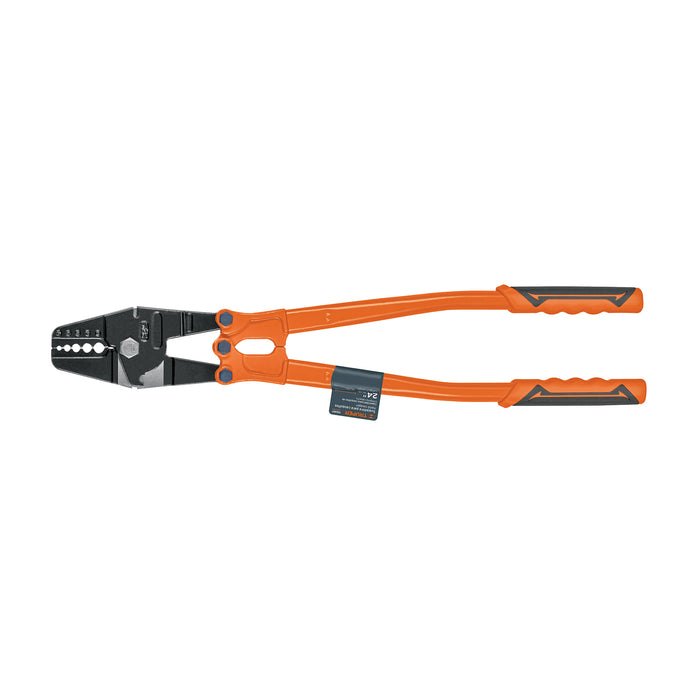 Suajadora 24' para casquillos con cortador de cable, TRUPER