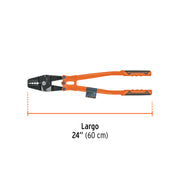 Suajadora 24' para casquillos con cortador de cable, TRUPER