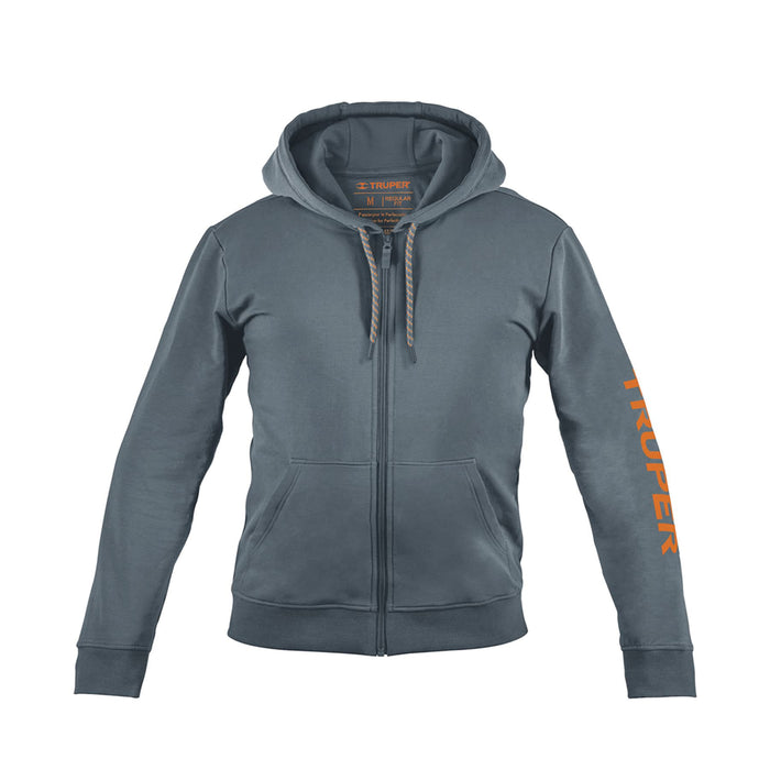 Sudadera gris para caballero, talla M, TRUPER