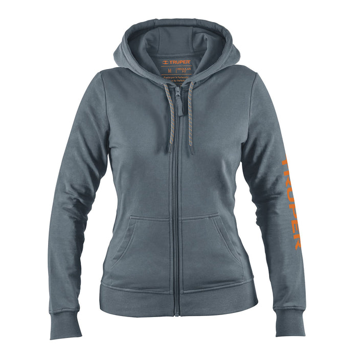 Sudadera gris para dama, talla M, TRUPER