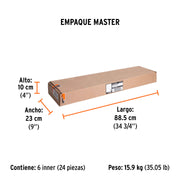 Machete Caguayano 27' cacha naranja remachada, TRUPER