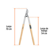 Tijera para ramas 70 cm, Classic, mangos de madera, TRUPER