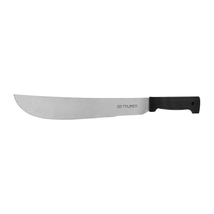 Machete estándar 14' cacha negra inyectada, TRUPER