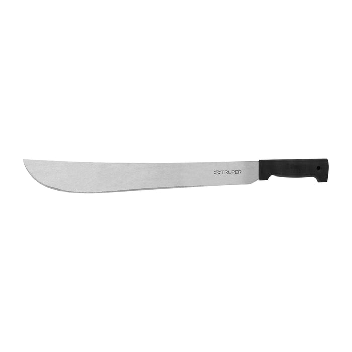 Machete estándar 18' cacha negra inyectada, TRUPER