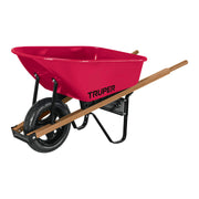 Carretilla 6 ft3 imponchable, bastidores madera, TRUPER