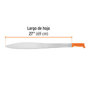 Machete acapulqueño de 27' cacha naranja, TRUPER