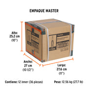 Pinza para electricista 8' mango de PVC, TRUPER