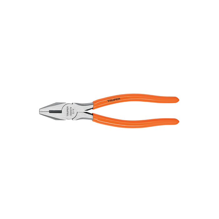Pinza para electricista 9' mango de PVC, TRUPER