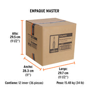 Pinza para electricista 9' mango de PVC, TRUPER