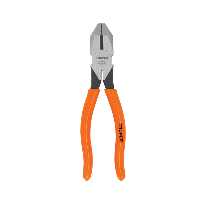 Pinza para electricista 7' uso rudo, mango PVC, TRUPER