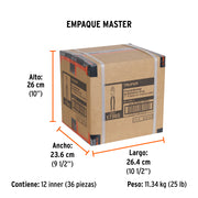 Pinza para electricista 7' uso rudo, mango PVC, TRUPER