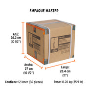 Pinza para electricista 8' uso rudo, mango PVC, TRUPER