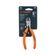 Pinza de corte diagonal 5' mango de PVC, TRUPER