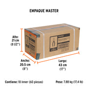 Pinza de corte diagonal 5' mango de PVC, TRUPER