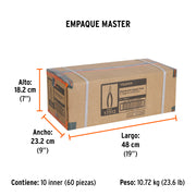 Pinza de corte diagonal 6' mango de PVC, TRUPER