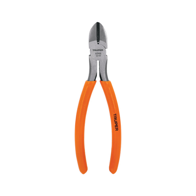 Pinza de corte diagonal 7' mango de PVC, TRUPER