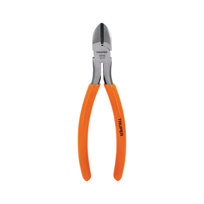 Pinza de corte diagonal 7' mango de PVC, TRUPER