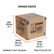 Pinza de corte diagonal 8' mango de PVC, TRUPER