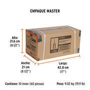 Pinza de punta y corte 6' mango de PVC, TRUPER