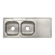 Tarja de empotrar 120x50cm doble tina izquierda, FOSET BASIC