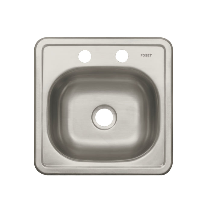 Tarja de empotrar tipo bar 38 x 38 cm, FOSET BASIC