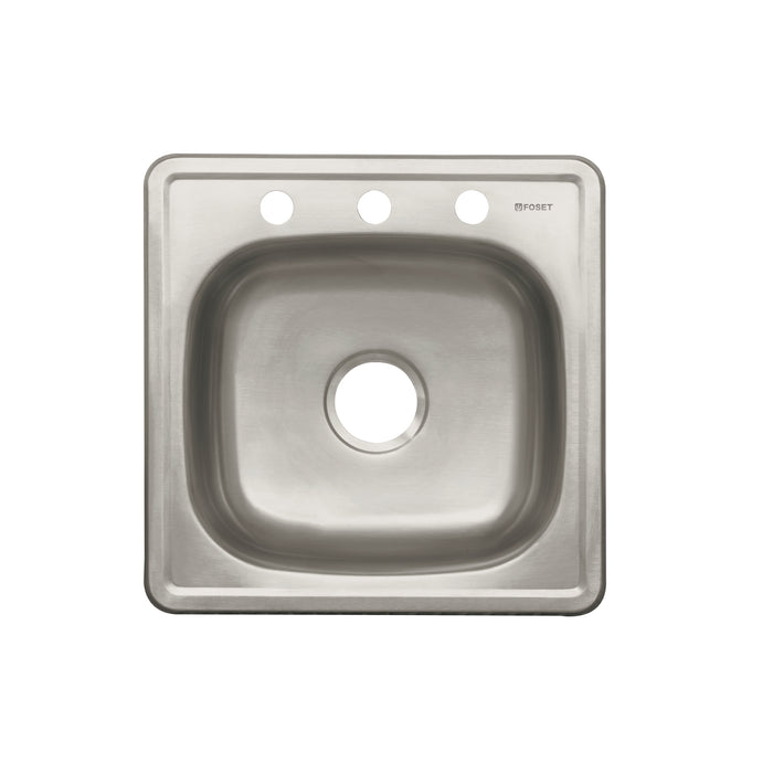 Tarja de empotrar sencilla 48x48cm, FOSET BASIC