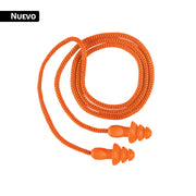 Tapón auditivo reutilizable con cordón y estuche, caja 50 pz