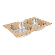 Tarja de empotrar 84x56cm doble tina, FOSET BASIC