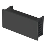 Tapón ciego, 1 módulo, línea Española, color negro, VOLTECK