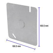Tapa de 4' x 4' para caja cuadrada económica, VOLTECK