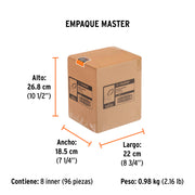 Tapón auditivo desechable con cordón, bolsa individual
