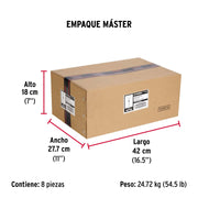 Caja con 50 taquetes expansivos 10x65 mm con armella cerrada