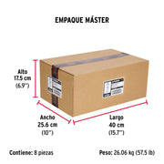 Caja con 50 taquetes expansivos de 3/8' con tornillo, FIERO