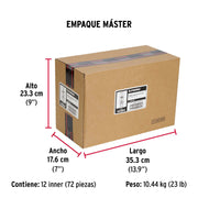 Bolsa con 4 taquetes expansivos de 3/8' sin tornillo, FIERO