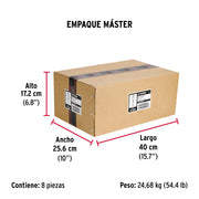 Caja con 100 taquetes expansivos de 5/16' con tornillo FIERO