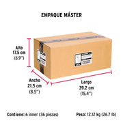 Bolsa con 2 taquetes arpón 5/8' x 3-1/2', FIERO