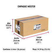Bolsa con 2 taquetes arpón 5/8' x 4-1/2', FIERO