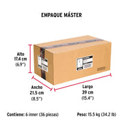Bolsa con 2 taquetes arpón 5/8' x 5', FIERO