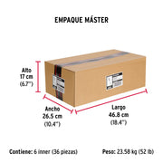 Bolsa con 2 taquetes arpón 5/8' x 8-1/2', FIERO